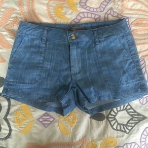 Vince lightweight denim shorts for girls.